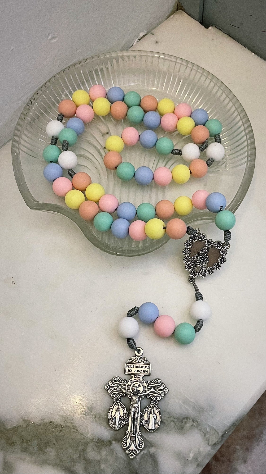 Pastel grace rosary